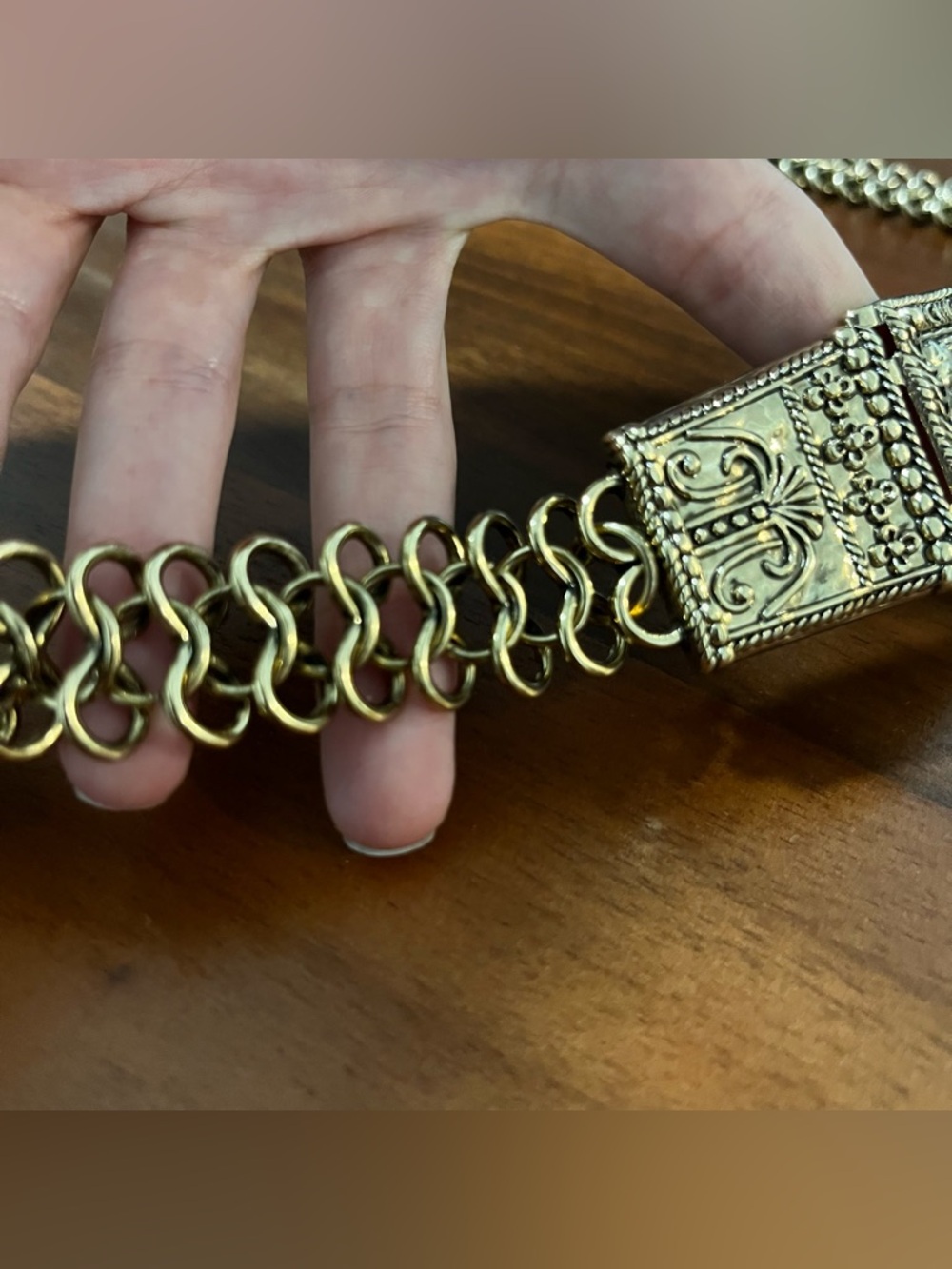 Zara Gold Chain Belt - Picture 12 of 15